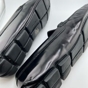 Men’s Prada Black leather slip On Loafer